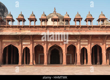 Jama Masjid, Freitagsmoschee, Fatehpur Sikri, Indien Stockfoto