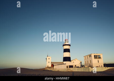 Leuchtturm, Kap Recife, Port Elizabeth, Südafrika Stockfoto