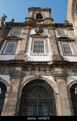 Portugal: Details des Palacio da Bolsa, der Palast von der Börse, erbaut im 19. Jahrhundert im neoklassizistischen Stil Stockfoto
