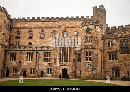 Durham Castle, nun studentisches Wohnen im Nordosten Englands Stockfoto