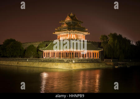 Turm der verbotenen Stadt, Peking, China Stockfoto