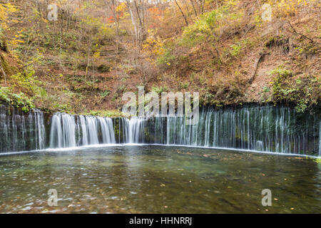 Shiraito verliebt sich in Karuizawa, Nagano, Japan Stockfoto