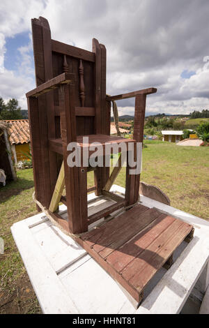 traditionelle Siletto in Kolumbien verwendet für den Transport von der spanischen Konquistadoren Stockfoto