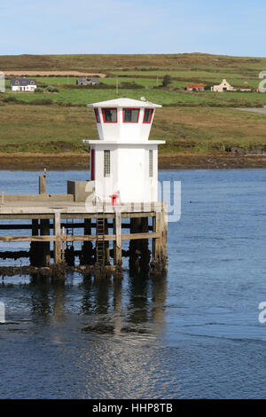 Die Straßenbrücke zwischen Valentia Island und Portmagee, County Kerry, Irland. Stockfoto