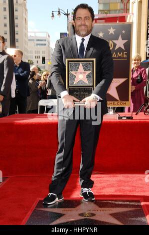 Los Angeles, USA. 19. Januar 2017. Brett Ratner bei der Induktion Zeremonie für seinen Stern auf dem Hollywood Walk of Fame in Los Angeles. Bildnachweis: Michael Germana/Everett Collection/Alamy Live-Nachrichten Stockfoto