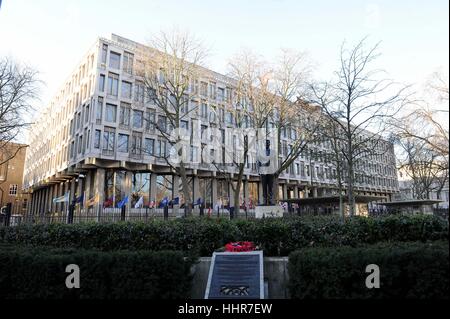 London, UK. 20. Januar 2017. Trumpf-Protest gegen die US-Botschaft in London, UK-Credit: Dorset Media Service/Alamy Live News Stockfoto