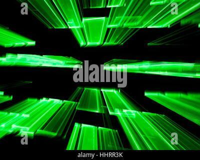 Fliegen Rechtecke - abstrakte Digital erzeugte Bild Stockfoto