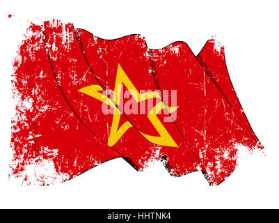 Flagge, Sowjetunion, Militär, rot, Stern, Illustration, Flagge, Sowjetunion, Stockfoto