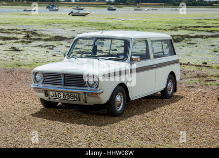 1974 Mini Clubman Estate, britische Kleinwagen Stockfoto