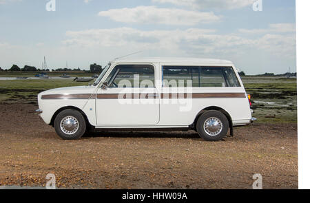 1974 Mini Clubman Estate, britische Kleinwagen Stockfoto