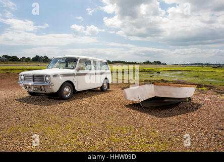 1974 Mini Clubman Estate, britische Kleinwagen Stockfoto