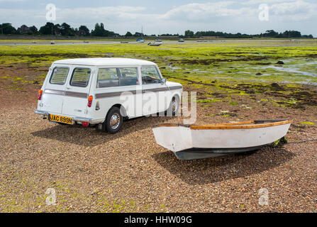 1974 Mini Clubman Estate, britische Kleinwagen Stockfoto