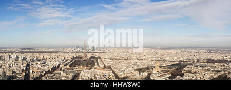Luftaufnahme der Stadt Paris, Frankreich Stockfoto