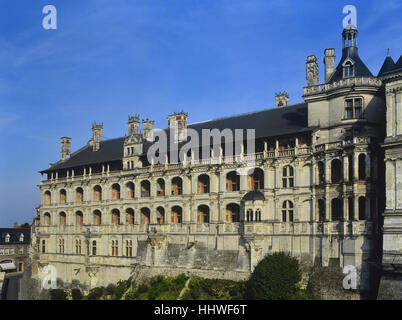 Die königlichen Château de Blois. Loir-et-Cher. Frankreich Stockfoto