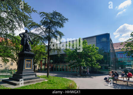 Wien, Wien: Altes Allgemeines Krankenhaus, heute Universität Wien; Denkmal für Joseph II. 09., Wien, Österreich Stockfoto