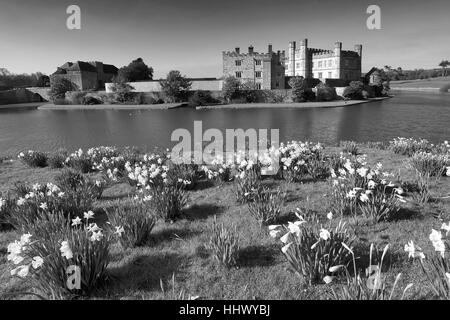 Der See am Leeds Castle, Kent; England; UK Stockfoto