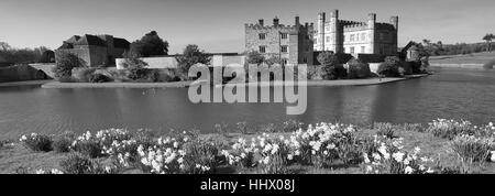 Der See am Leeds Castle, Kent; England; UK Stockfoto