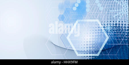 abstrakte Forschung und Entwicklung Stockfoto