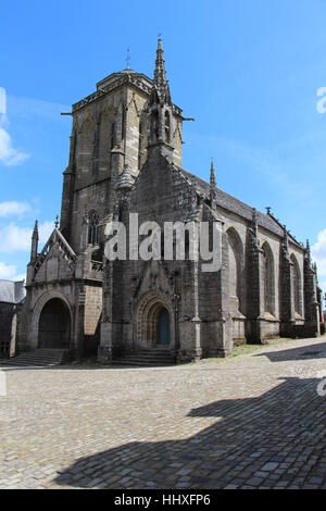 Kirche Saint Ronan in Locronan Stockfoto