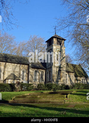 Alte Kirche St. Pancras, Somers Town, London Stockfoto