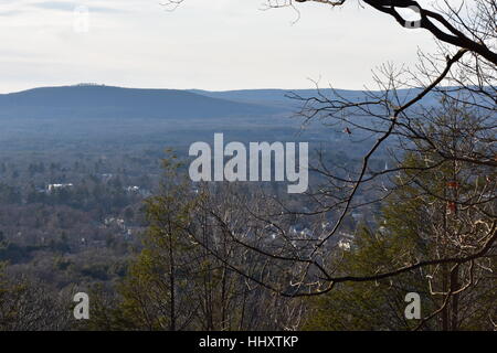 Neu England Winter Tal-Landschaft-Serie Stockfoto