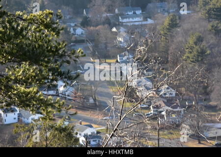 New England Nachbarschaft Stockfoto