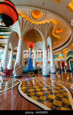 Eingangshalle in einem Hotel. Stockfoto