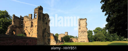 Die Ruinen von Ashby De La Zouch Castle, Ashby De La Zouch, Leicestershire, England; Großbritannien; UK Stockfoto