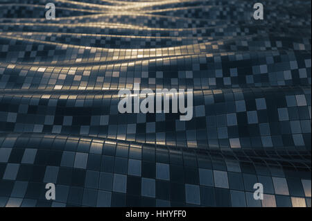 Metallic-Muster Mosaik abstrakte weichen Hintergrund Stockfoto