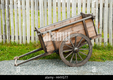 Alten Landwirtschaft Chariot Stockfoto