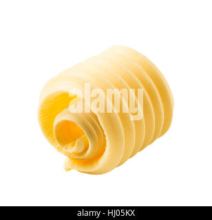 Lebensmittel, Nahrungsmittel, einzelnen, isolierten, Closeup, Ausbreitung, Studio, eins, gerollt, Molkerei, Stockfoto