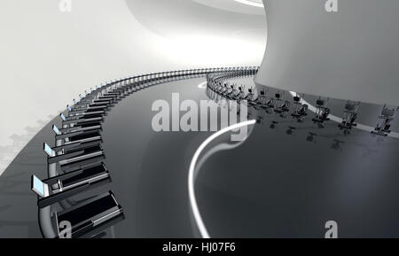 Korridor, groß, große, enorme, extreme, mächtigen, imposanten, immense, relevant, Stockfoto