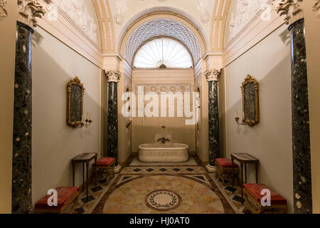 Florenz, Italien, 28. Oktober 2015: Interieur und architektonischen Details des Palazzo Pitti, 28. Oktober 2015 in Florenz, Italien Stockfoto