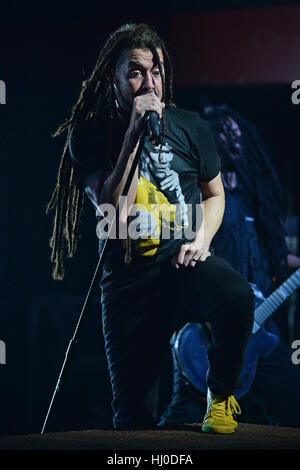 Fort Lauderdale, FL, USA. 20. Januar 2017. Nonpoint führt auf Revolution am 20. Januar 2017 in Fort Lauderdale, Florida. Bildnachweis: Mpi04/Medien Punch/Alamy Live-Nachrichten Stockfoto