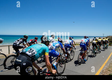 Adelaide, Australien. 21. Januar 2017. Fahrrad Exchange 5. Etappe McLaren Vale Willunga Hill, Santos Tour Down Under, 21. Januar 2017. Bildnachweis: Peter Mundy/Alamy Live-Nachrichten Stockfoto