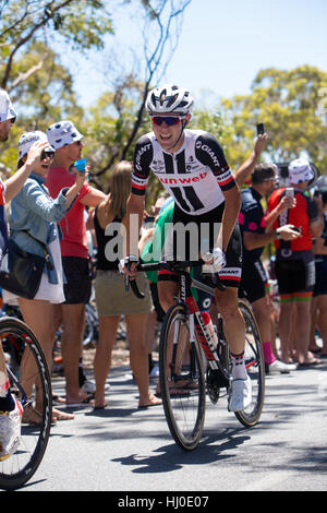 Adelaide, Australien. 21. Januar 2017. Fahrrad Exchange 5. Etappe McLaren Vale Willunga Hill, Santos Tour Down Under, 21. Januar 2017. Bildnachweis: Peter Mundy/Alamy Live-Nachrichten Stockfoto