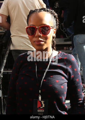 ALos Angeles ca. 21. Januar 2017. Kerry Washington, an Frauen in März Los Angeles in die Innenstadt von Los Angeles In Kalifornien am 21. Januar 2017. Bildnachweis: Faye lernen/Medien Punch/Alamy Live-Nachrichten Stockfoto