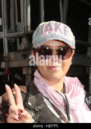 ALos Angeles ca. 21. Januar 2017. Alicia Machado, an Frauen in März Los Angeles in die Innenstadt von Los Angeles In Kalifornien am 21. Januar 2017. Bildnachweis: Faye lernen/Medien Punch/Alamy Live-Nachrichten Stockfoto