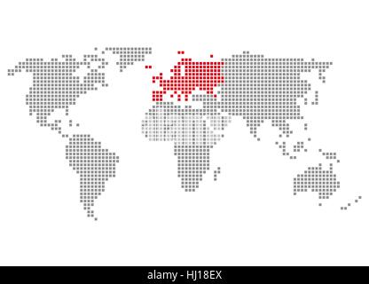 Europa, Karte, Globus, Planeten, Erde, Welt, Kontinente, Kontinent, Eurokarten, Stockfoto
