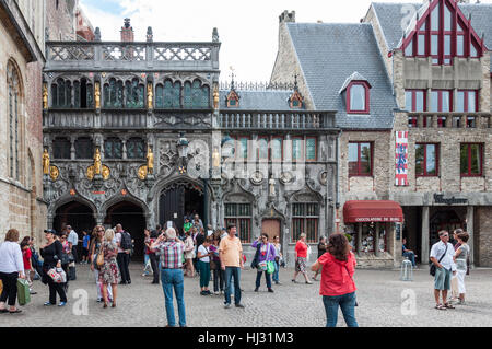 Heilig-Bloedbasiliek oder Basilika des Heiligen Blutes, Brügge, Belgien Stockfoto