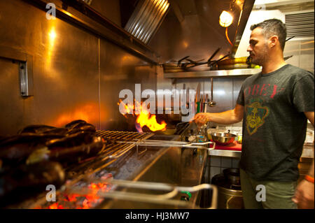 Europa, Griechenland, Athen, Kolonaki, Barbounaki, Fisch, restaurant Stockfoto