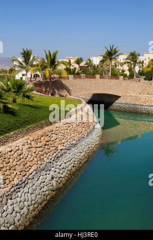 Sultanat Oman - Januar 07,2016: Hotel Salalah Rotana Resort in Dhofar, Oman. Stockfoto