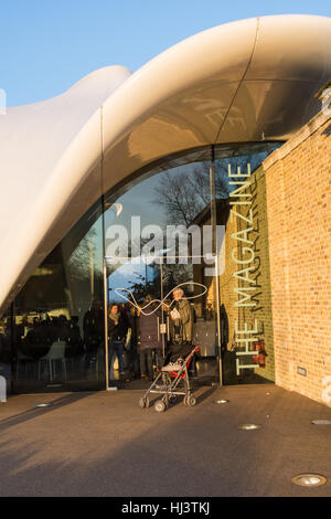 The Magazine Restaurant, Serpentine Gallery, Hyde Park, London, England, VEREINIGTES KÖNIGREICH Stockfoto