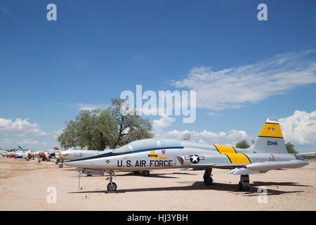 US-Luftwaffe im Pima Air & Space Museum Stockfoto