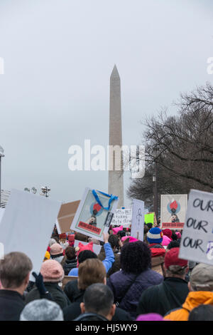 Frauen Washington DC März Januar 21,2017 Stockfoto