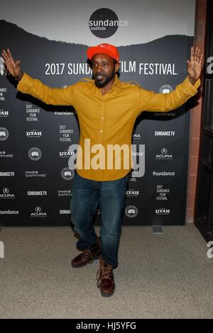 Park City, Utah, USA. 21. Januar 2017. Rob Morgan im Ankunftsbereich für MUDBOUND Premiere beim Sundance Film Festival 2017, Eccles Theatre, Park City, UT 21. Januar 2017. Bildnachweis: James Atoa/Everett Collection/Alamy Live-Nachrichten Stockfoto