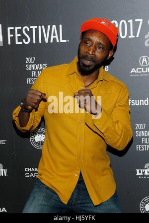 Park City, Utah, USA. 21. Januar 2017. Rob Morgan im Ankunftsbereich für MUDBOUND Premiere beim Sundance Film Festival 2017, Eccles Theatre, Park City, UT 21. Januar 2017. Bildnachweis: James Atoa/Everett Collection/Alamy Live-Nachrichten Stockfoto