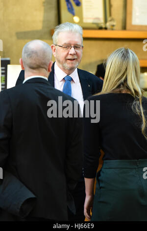 Edinburgh, Schottland. 26. Januar 2017. Schottische Brexit Minister Michael Russell abgebildet in das schottische Parlament, nach einem Treffen mit UK Staatssekretär für Schottland David Mundell, © Ken Jack / Alamy Live News Stockfoto