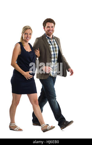 glückliches Paar während der Schwangerschaft Stockfoto