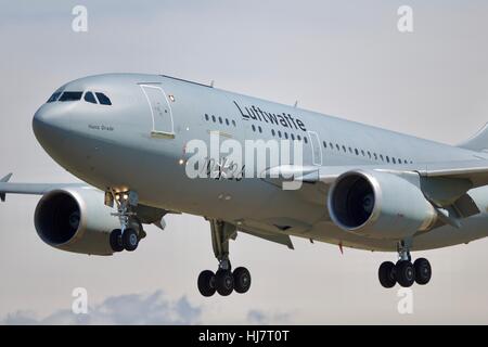 Deutsche Luftwaffe Airbus A310-Transportflugzeuge Stockfoto